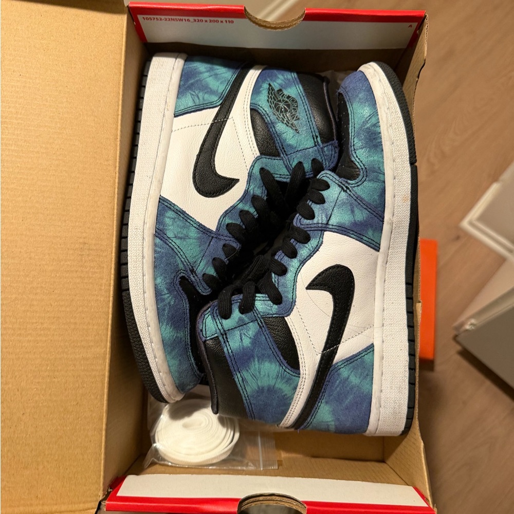 Nike Blue and White Athletic Shoes